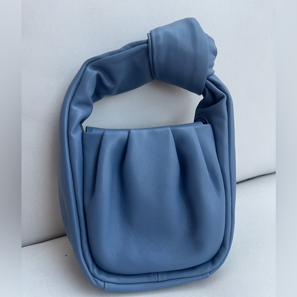 Songmont blue leather bag NWOT - Picture 3 of 3